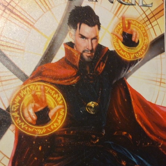 Marvel Doctor Strange Art with Red and Gold Accents - Picture 3 of 10